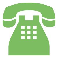 Icon of a green telephone