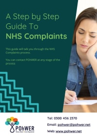 Cover of A Step by Step Guide to NHS Complaints booklet