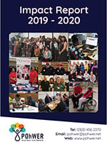 Cover of POhWER's Impact Report 2019-2020