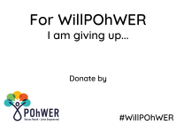 WillPOhWER - I am giving up poster