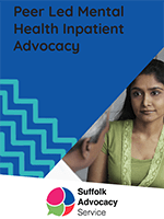 Suffolk Advocacy Service Inpatient Peer Support leaflet cover