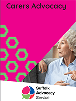 Suffolk Advocacy Service Carers Advocacy leaflet cover