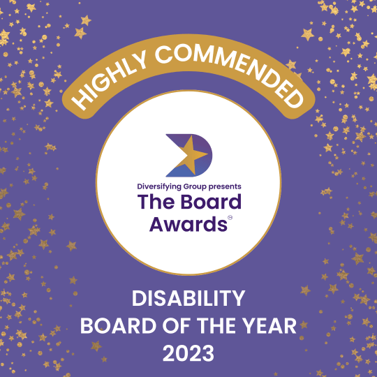 The Board Awards: Disability Board of the Year 2023 - highly commended logo