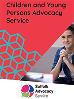 Suffolk Advocacy Service Children and Young People Advocacy leaflet cover