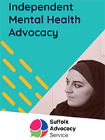 Suffolk Advocacy Service IMHA leaflet cover