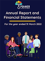 Front cover of POhWER annual report 2021-2022