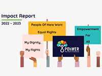 Front cover of the Impact Report 2022-23